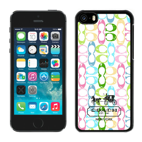 Coach Logo Monogram Multicolor iPhone 5C Cases DQW | Women